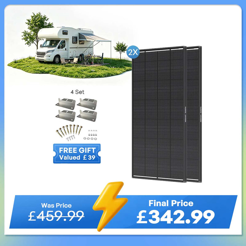 ShadowFlux 12V 200W Anti-Shading Solar Panel
