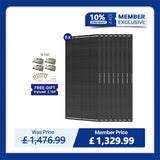 ShadowFlux 12V 200W Anti-Shading Solar Panel