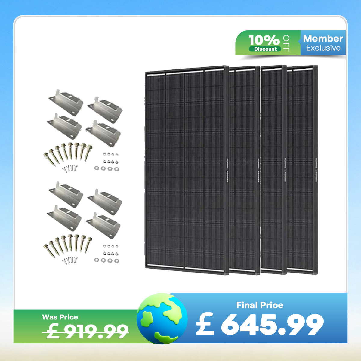 ShadowFlux 12V 200W 120W Anti-Shading Solar Panel