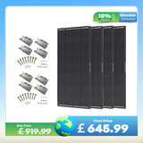 ShadowFlux 12V 200W 120W Anti-Shading Solar Panel