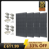 ShadowFlux 12V 200W 120W Anti-Shading Solar Panel