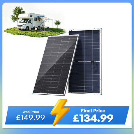 100W N-Type Bifacial Solar Panel