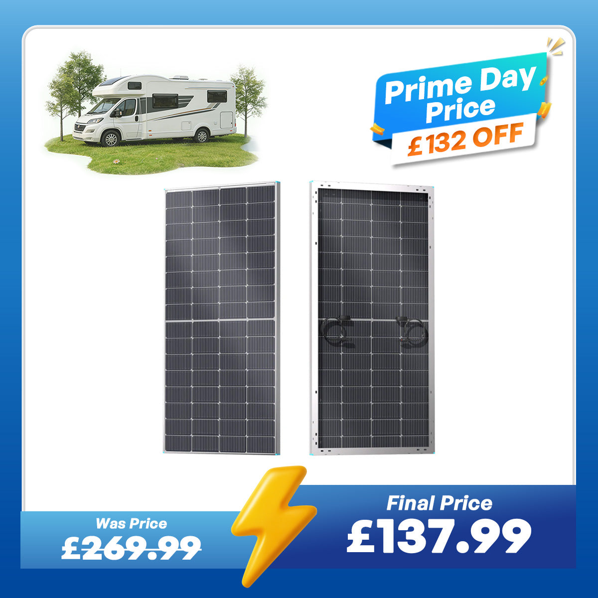 16BB N-Type 250W Solar Panel