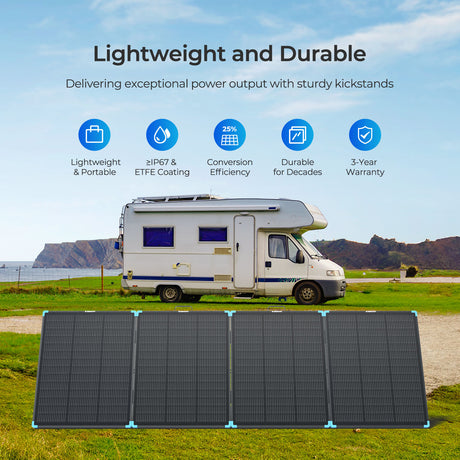 300W/100W N-type Lightweight Portable Solar Suitcase