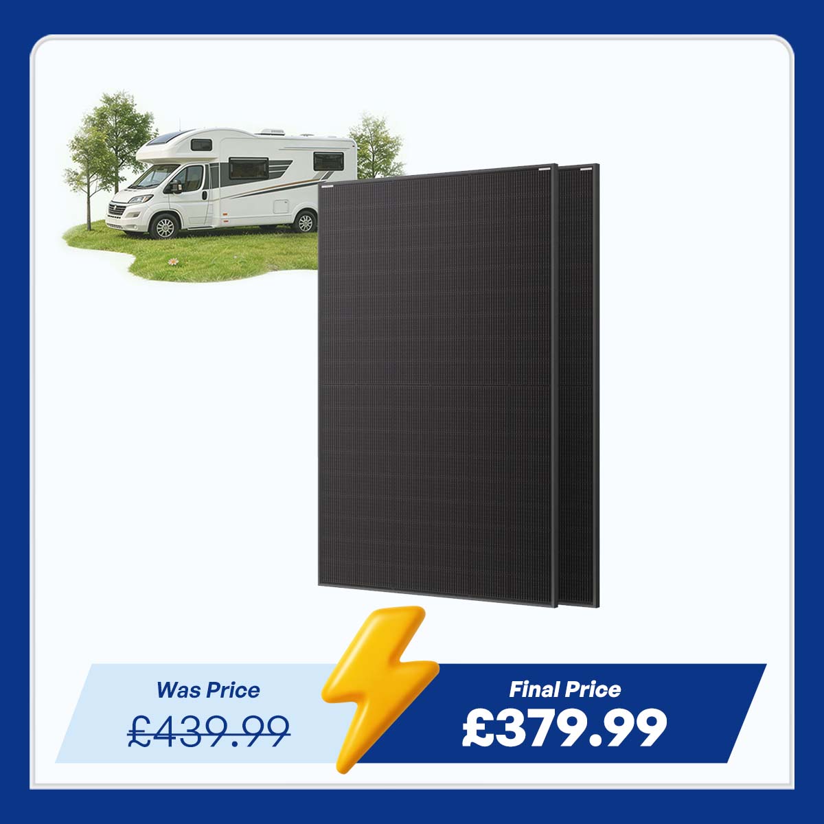 400W N-Type Bifacial Solar Panel (2 Pack)