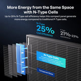 400W N-Type Bifacial Solar Panel
