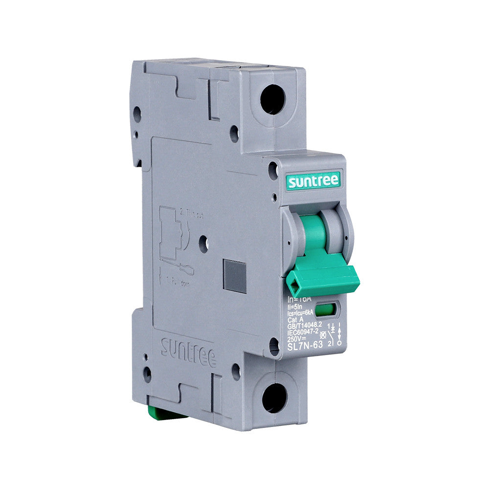 10A 16A 32A 50A 63A 1P DC Miniature Circuit Breaker