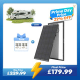 ShadowFlux 12V 200W Anti-Shading Solar Panel