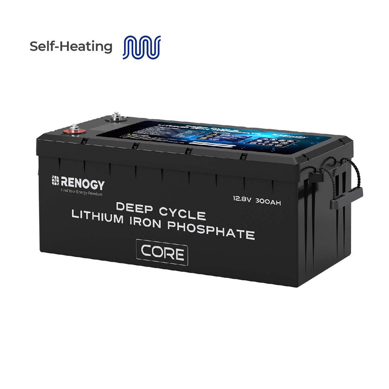 Core - 12V 300Ah Core Series Deep Cycle Lithium Iron Phosphate Battery w/Self-Heating