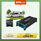 Pure Sine Wave Inverter 12V to 230V with UPS Backup 1000W / 2000W / 3000W