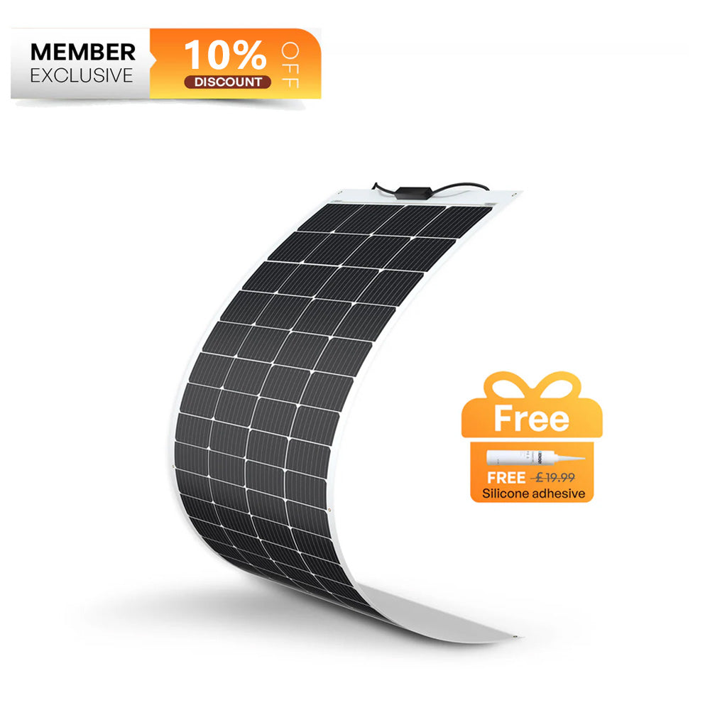 200 Watt 12 Volt Flexible Monocrystalline Solar Panel