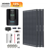 300W/360W 12V/24V Monocrystalline Solar Premium Kit w/Rover 40A Charger Controller