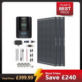 300W/360W 12V/24V Monocrystalline Solar Premium Kit w/Rover 40A Charger Controller