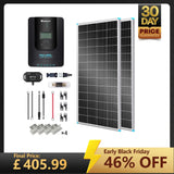 400W 12V/24V Monocrystalline Solar Premium Kit w/Rover 40A Charger Controller