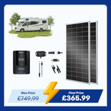 400W 12V/24V Monocrystalline Solar Premium Kit w/Rover 40A Charger Controller